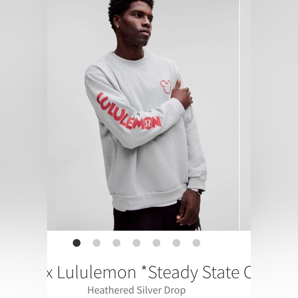 Lululemon X Disney  *Steady State Crew Top